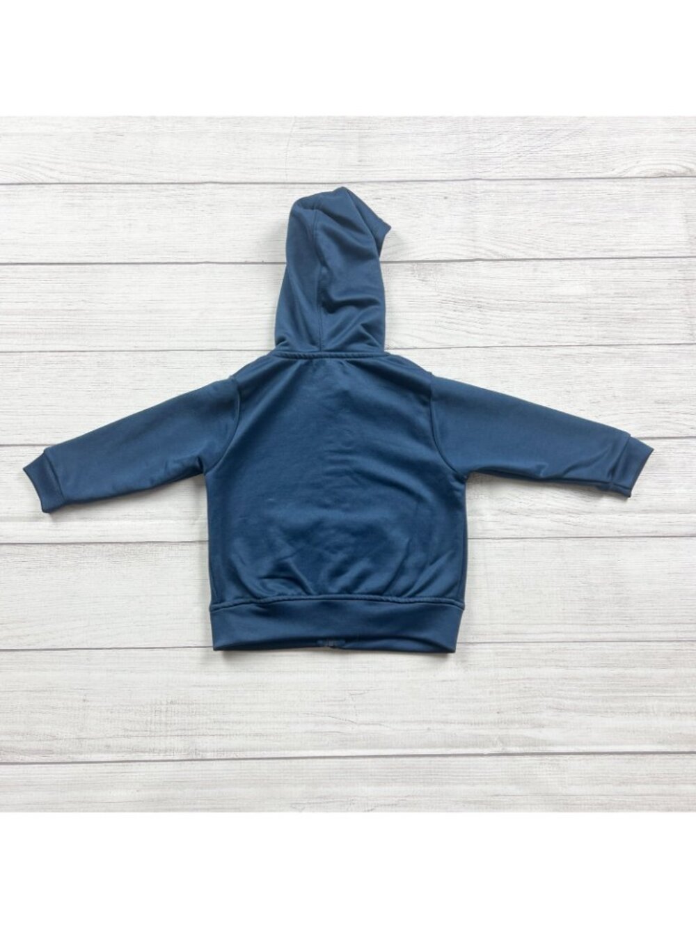 Champion Toddler Navy Blue Full Zip Hoodie Logo Number Graphic 12-18 Months - Picture 3 of 3